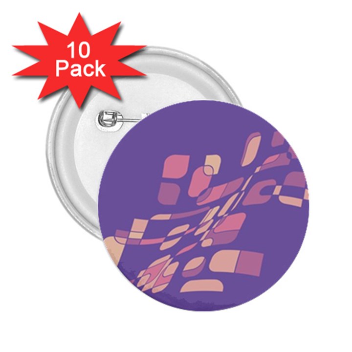 Purple abstraction 2.25  Buttons (10 pack) 