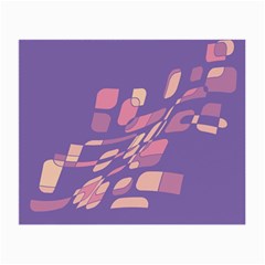 Purple Abstraction Small Glasses Cloth (2-side)