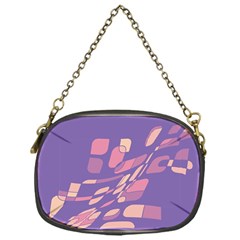 Purple Abstraction Chain Purses (one Side)  by Valentinaart