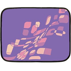 Purple Abstraction Fleece Blanket (mini)