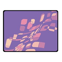 Purple Abstraction Fleece Blanket (small)