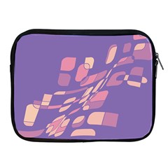 Purple Abstraction Apple Ipad 2/3/4 Zipper Cases by Valentinaart