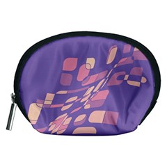 Purple Abstraction Accessory Pouches (medium) 