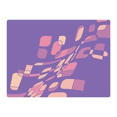 Purple Abstraction Double Sided Flano Blanket (mini) 