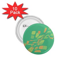 Green Abastraction 1 75  Buttons (10 Pack) by Valentinaart