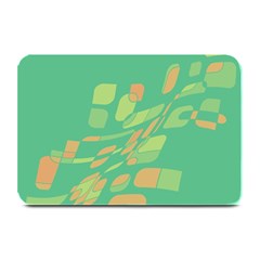 Green Abastraction Plate Mats