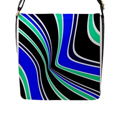 Colors Of 70 s Flap Messenger Bag (l)  by Valentinaart