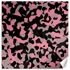 Kitty Camo Canvas 12  X 12   by TRENDYcouture