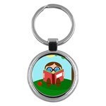 Brainiac Key Chains (Round)  Front