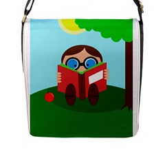 Brainiac Flap Messenger Bag (l)  by Valentinaart