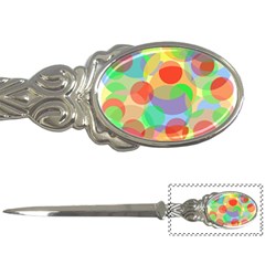 Colorful Circles Letter Openers by Valentinaart