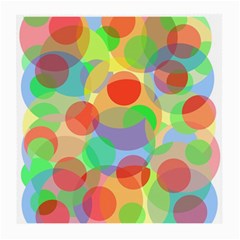 Colorful Circles Medium Glasses Cloth by Valentinaart