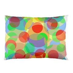 Colorful Circles Pillow Case by Valentinaart