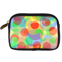 Colorful Circles Digital Camera Cases by Valentinaart