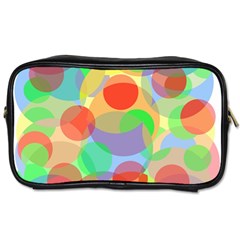 Colorful Circles Toiletries Bags by Valentinaart