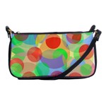 Colorful circles Shoulder Clutch Bags Front