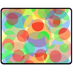 Colorful Circles Fleece Blanket (medium) 