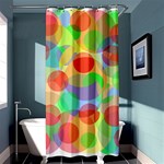 Colorful circles Shower Curtain 36  x 72  (Stall)  Curtain(36 X72 ) - 33.26 x66.24  Curtain(36 X72 )