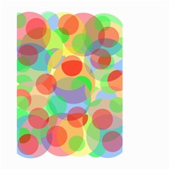 Colorful Circles Small Garden Flag (two Sides)