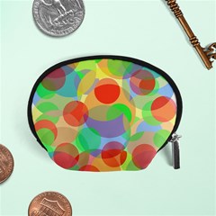 Colorful Circles Accessory Pouches (small)  by Valentinaart