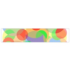 Colorful Circles Flano Scarf (small) by Valentinaart