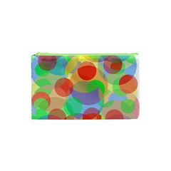 Colorful Circles Cosmetic Bag (xs) by Valentinaart