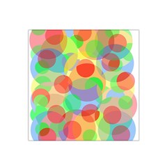 Colorful Circles Satin Bandana Scarf by Valentinaart