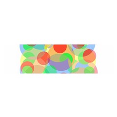 Colorful Circles Satin Scarf (oblong)