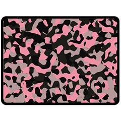 Kitty Camo Double Sided Fleece Blanket (large) 