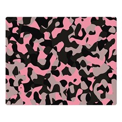 Kitty Camo Double Sided Flano Blanket (large) 