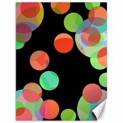 Colorful Circles Canvas 12  X 16   by Valentinaart