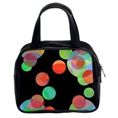 Colorful Circles Classic Handbags (2 Sides) by Valentinaart