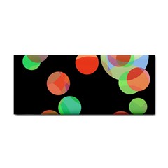 Colorful Circles Hand Towel by Valentinaart