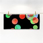 Colorful circles Hand Towel Front