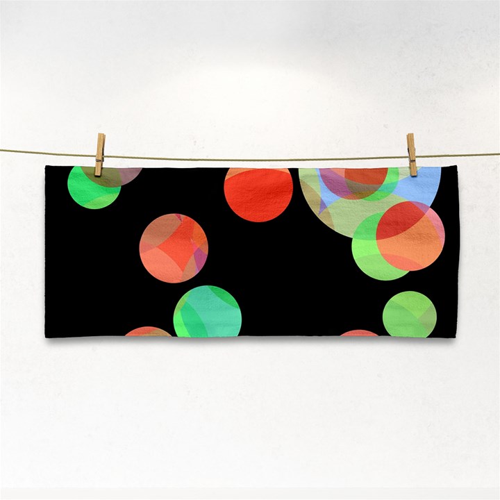 Colorful circles Hand Towel