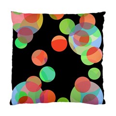 Colorful Circles Standard Cushion Case (one Side) by Valentinaart