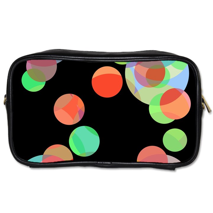 Colorful circles Toiletries Bags