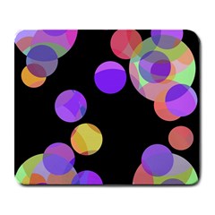 Colorful Decorative Circles Large Mousepads by Valentinaart