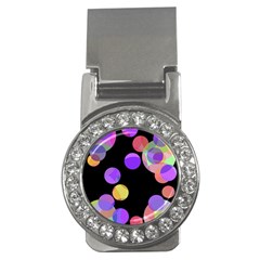 Colorful Decorative Circles Money Clips (cz)  by Valentinaart