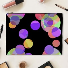 Colorful Decorative Circles Cosmetic Bag (xl) by Valentinaart