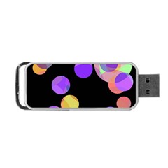 Colorful Decorative Circles Portable Usb Flash (two Sides)