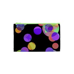 Colorful Decorative Circles Cosmetic Bag (xs)