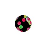 Colorful decorative circles 1  Mini Magnets Front