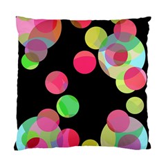 Colorful Decorative Circles Standard Cushion Case (two Sides) by Valentinaart