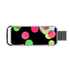 Colorful Decorative Circles Portable Usb Flash (one Side)