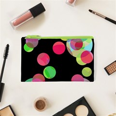 Colorful Decorative Circles Cosmetic Bag (xs)