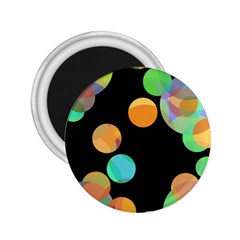 Orange circles 2.25  Magnets