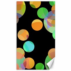 Orange circles Canvas 40  x 72  