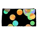 Orange circles Pencil Cases Back