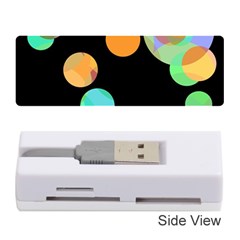 Orange circles Memory Card Reader (Stick) 